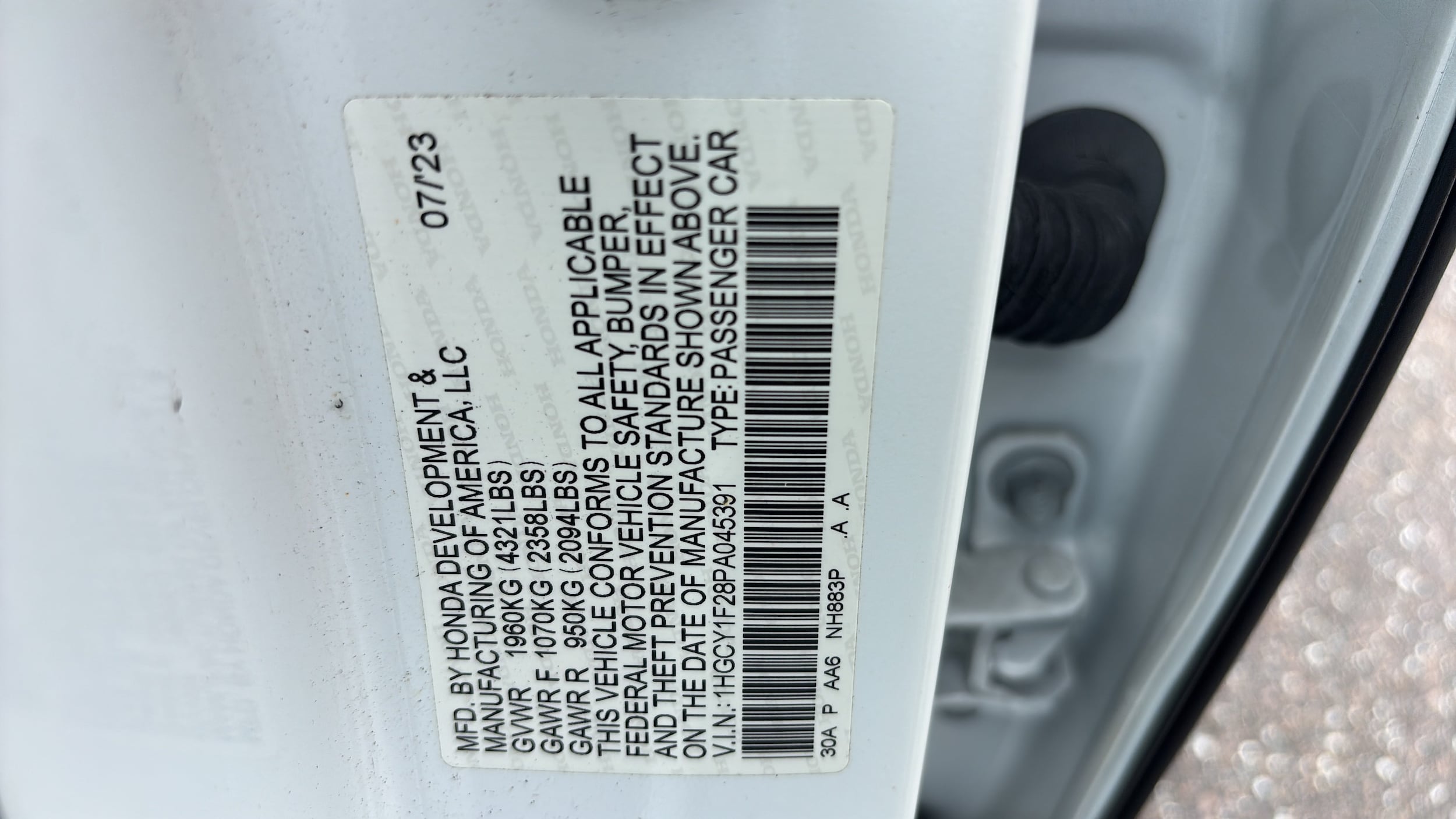 2023 Honda Accord LX - Photo 15