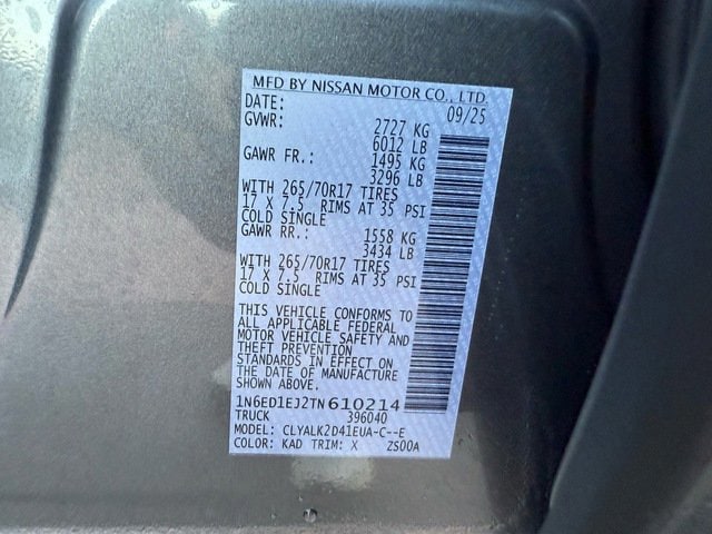 2026 Nissan Frontier PRO-X - Photo 10