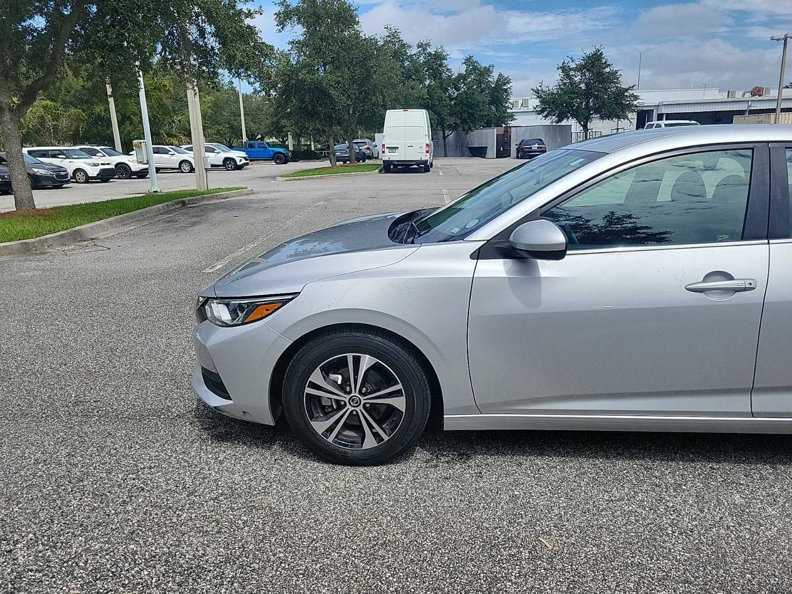 Used 2021 Nissan Sentra SV with VIN 3N1AB8CV9MY310537 for sale in Jacksonville, FL