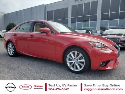 Used 16 Lexus Is 0t For Sale At Coggin Nissan On Atlantic Vin Jthba1d2xg