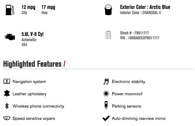 2015 titan for sale in Jacksonville Florida