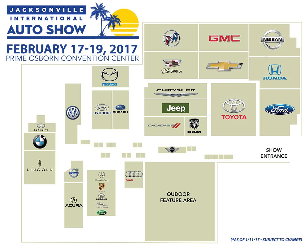 2 off Jacksonville International Auto Show