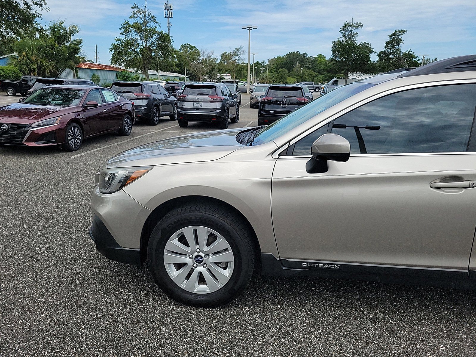 Used 2018 Subaru Outback Premium with VIN 4S4BSADC9J3230676 for sale in Jacksonville, FL