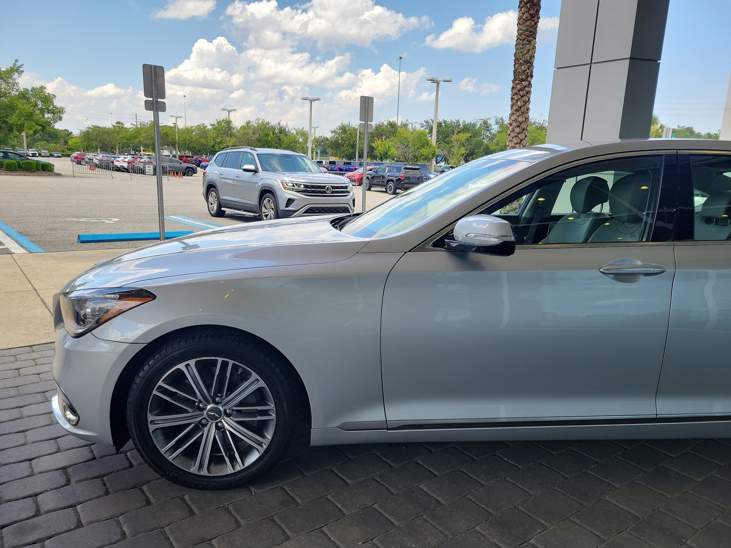 Used 2019 GENESIS G80 Base with VIN KMHGN4JE3KU290131 for sale in Jacksonville, FL