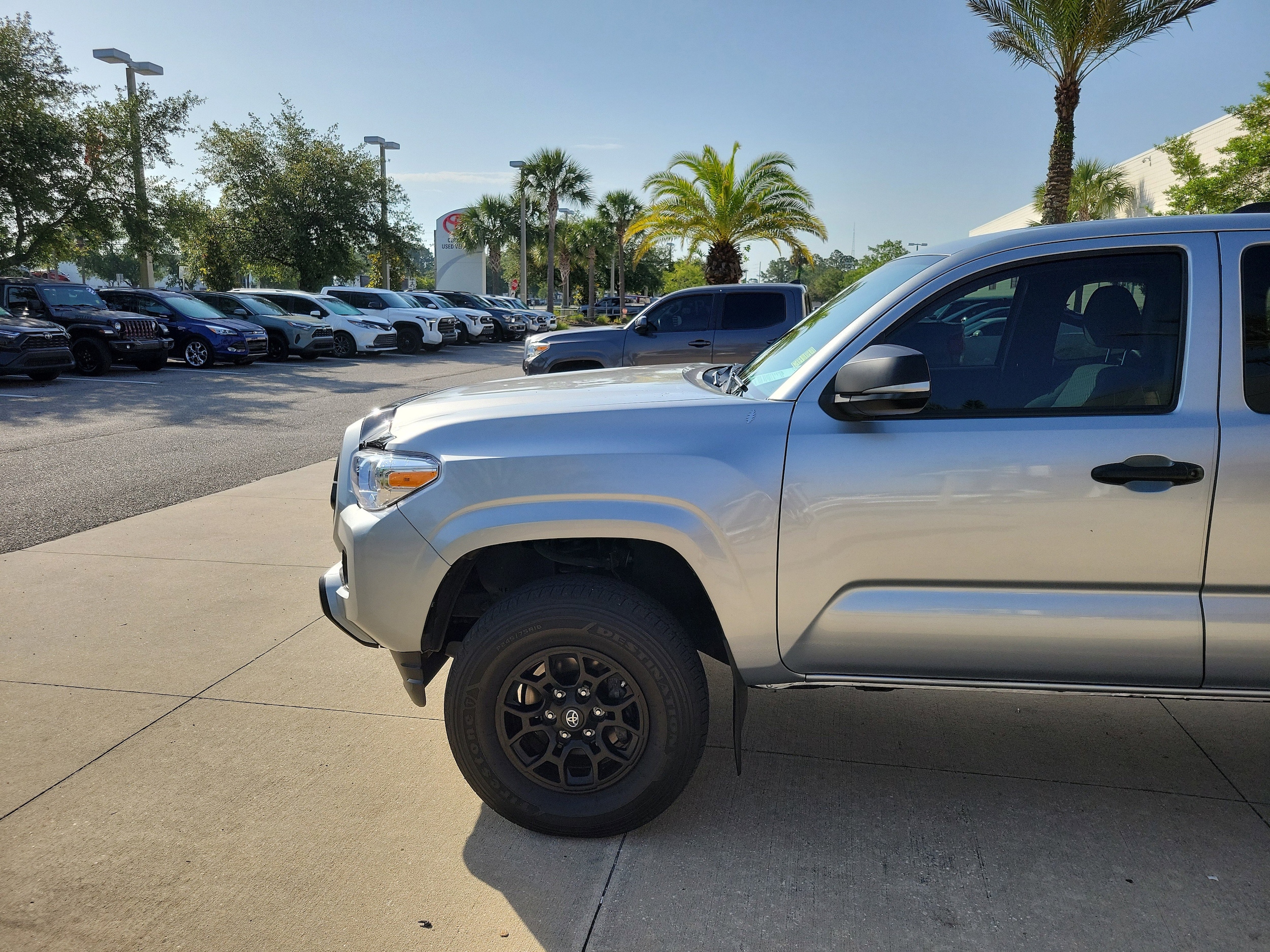 Used 2023 Toyota Tacoma SR with VIN 3TYSX5EN0PT019150 for sale in Jacksonville, FL