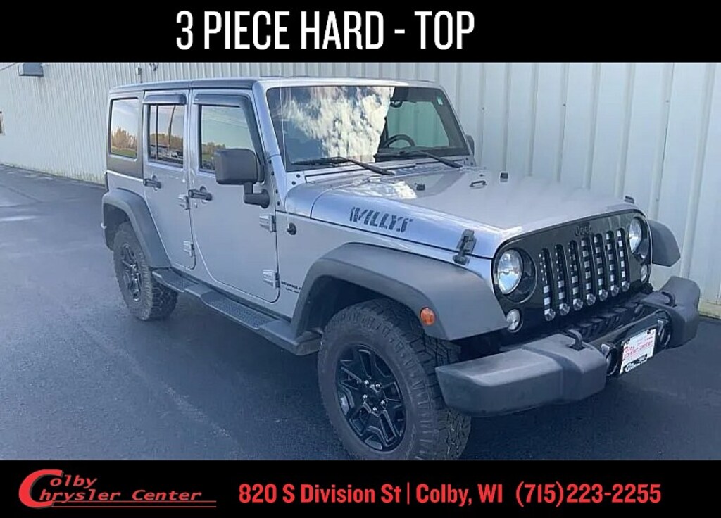 Used 2018 Jeep Wrangler JK Unlimited Willys Wheeler Crossover SUV