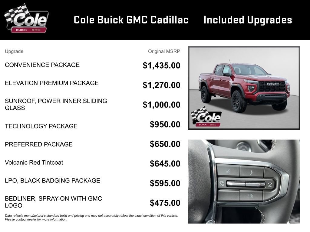 New 2026 GMC Canyon Elevation Truck