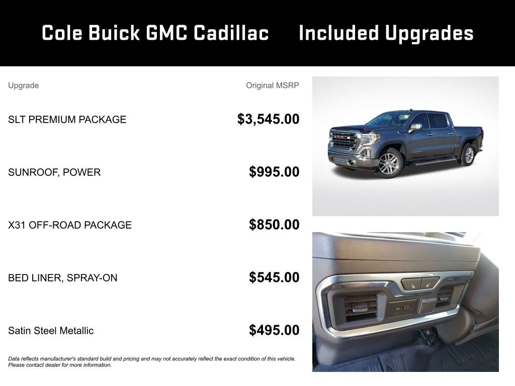 Certified 2021 GMC Sierra 1500 SLT Truck