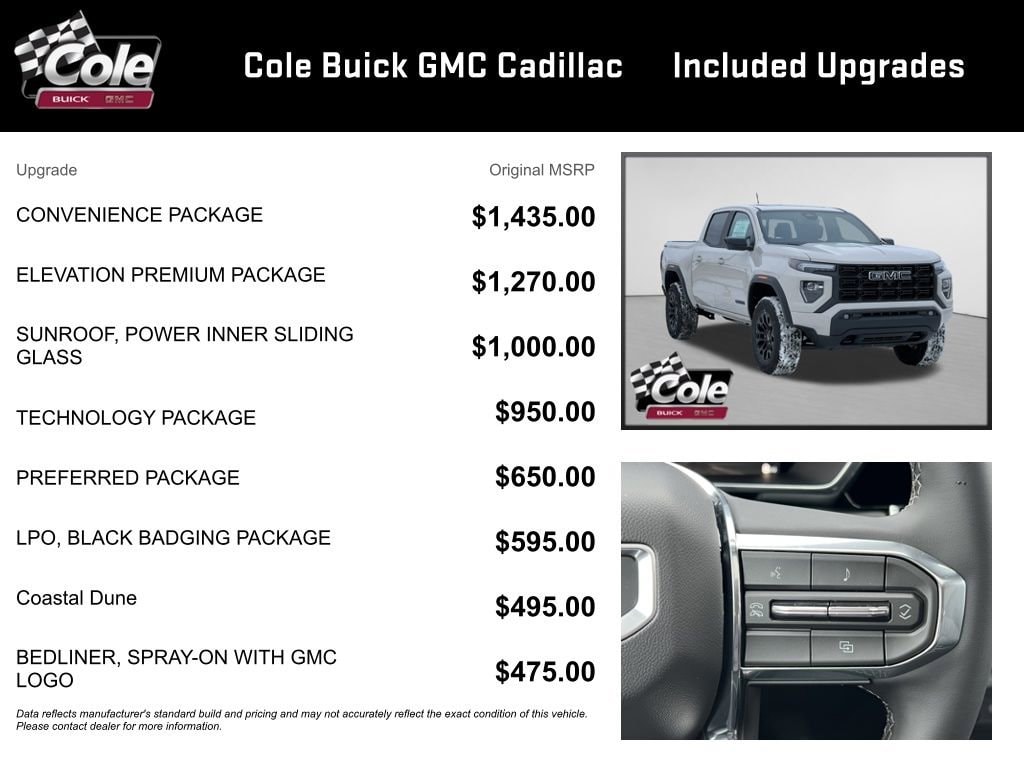 New 2026 GMC Canyon Elevation Truck