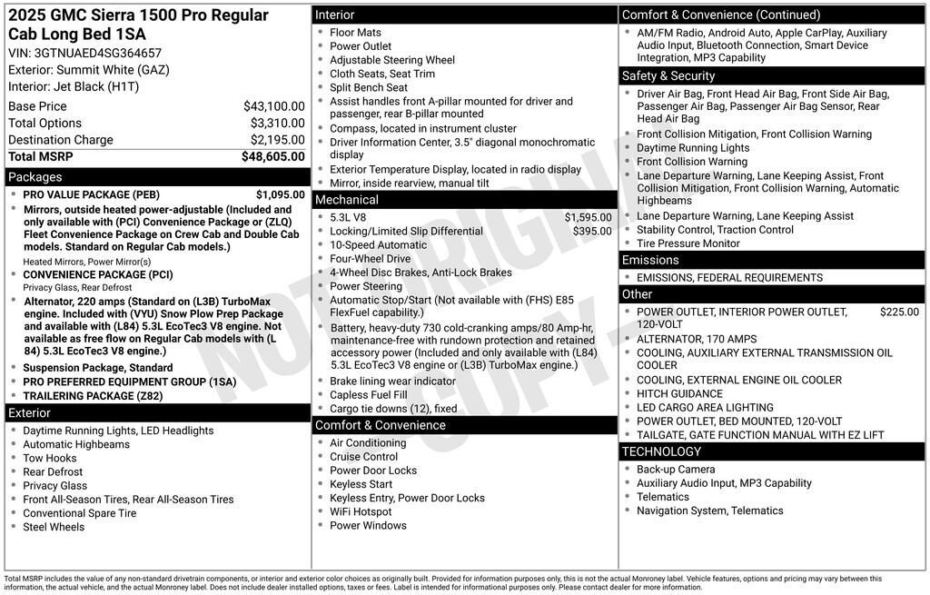 2025 GMC Sierra 1500 Pro - Photo 33