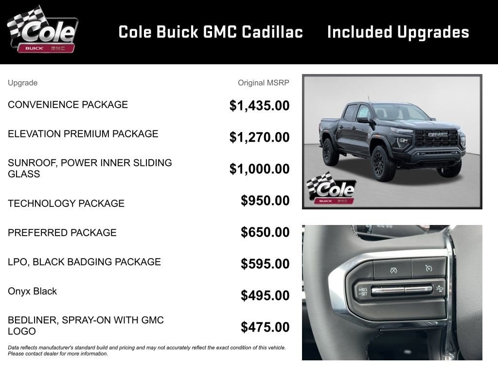 New 2026 GMC Canyon Elevation Truck