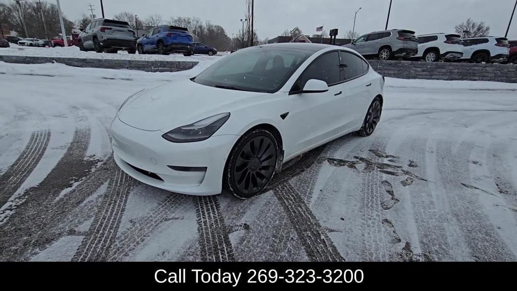 Used 2022 Tesla Model 3 Performance with VIN 5YJ3E1EC6NF139176 for sale in Portage, MI