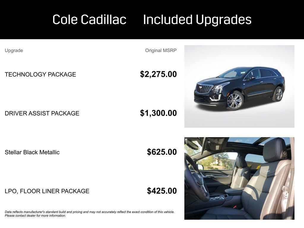 New 2025 CADILLAC XT5 Premium Luxury SUV