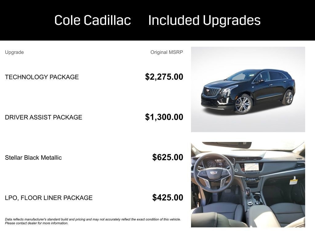 New 2025 CADILLAC XT5 Premium Luxury SUV