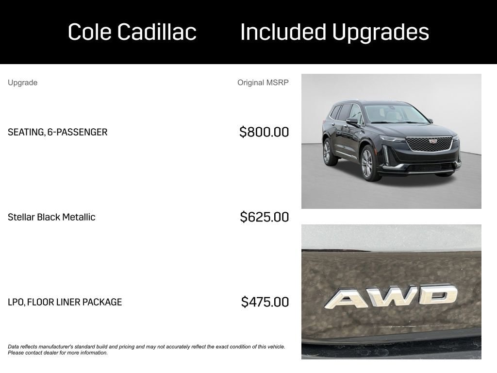 New 2025 CADILLAC XT6 Premium Luxury SUV