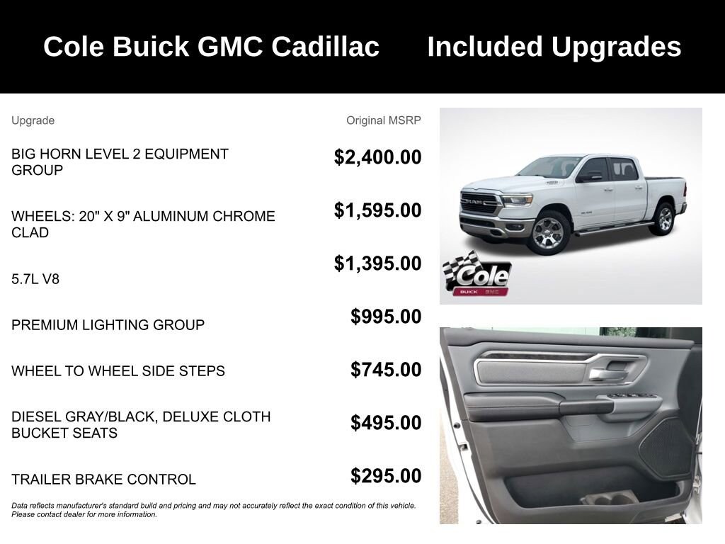 Used 2019 Ram 1500 Big Horn/Lone Star