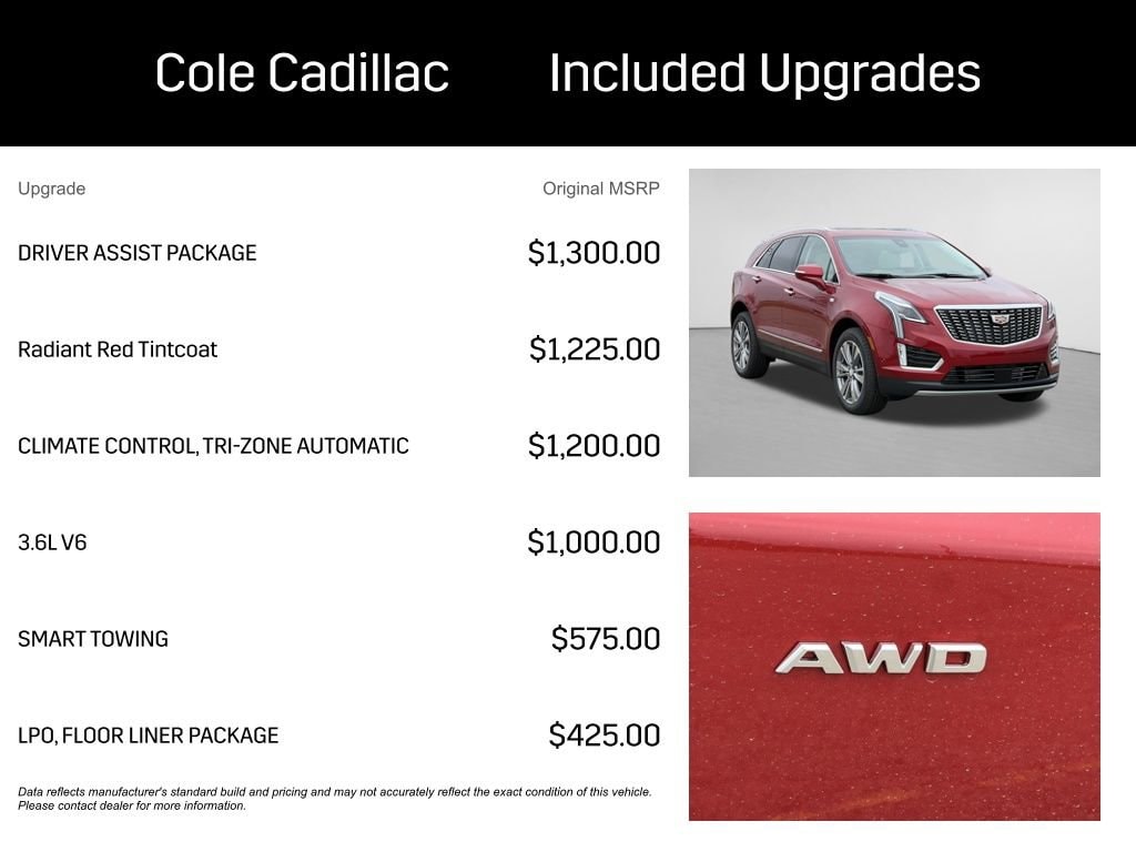 New 2026 CADILLAC XT5 Premium Luxury SUV