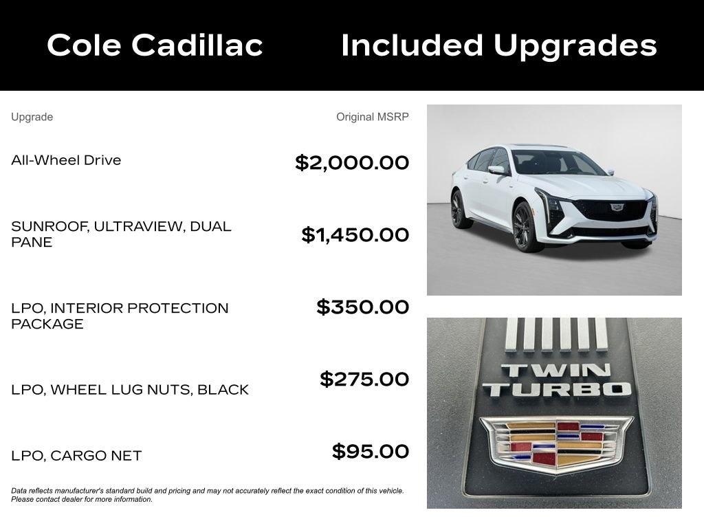New 2026 CADILLAC CT5-V V-Series Sedan