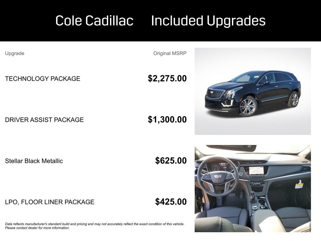 New 2025 CADILLAC XT5 Premium Luxury SUV