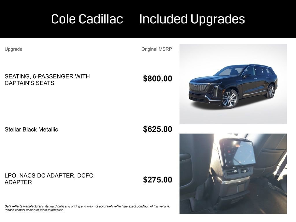 New 2026 CADILLAC VISTIQ Luxury SUV