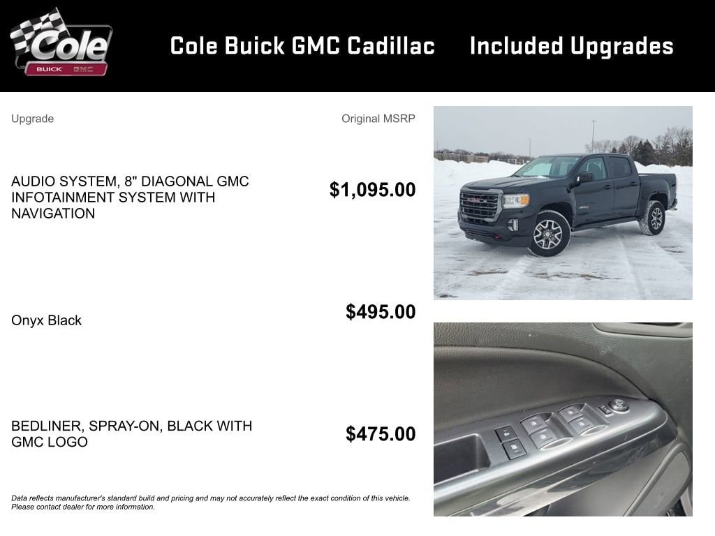 Certified 2022 GMC Canyon AT4 - Cloth Truck