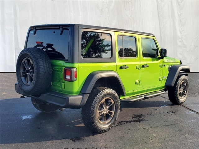 Used 2019 Jeep Wrangler Unlimited Sport with VIN 1C4HJXDG0KW504113 for sale in Marshall, MI