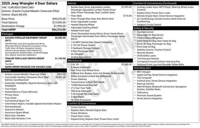 2025 Jeep Wrangler 4-Door Sahara - Photo 46