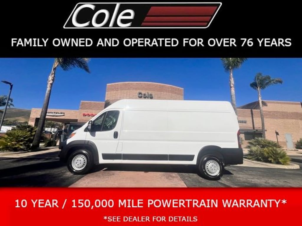 Used 2025 Ram ProMaster 3500 High Roof Van Cargo Van