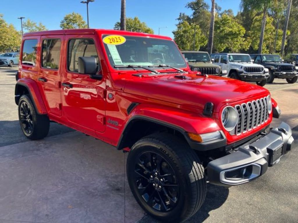 Certified 2025 Jeep Wrangler 4xe Sahara SUV