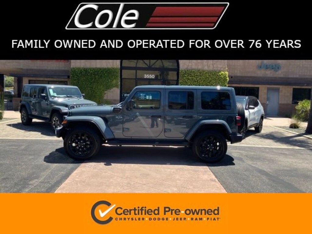Certified 2025 Jeep Wrangler 4xe Sahara SUV