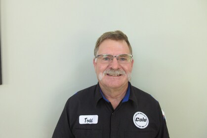 Staff member Todd Bunte from ID_28401d243cc8