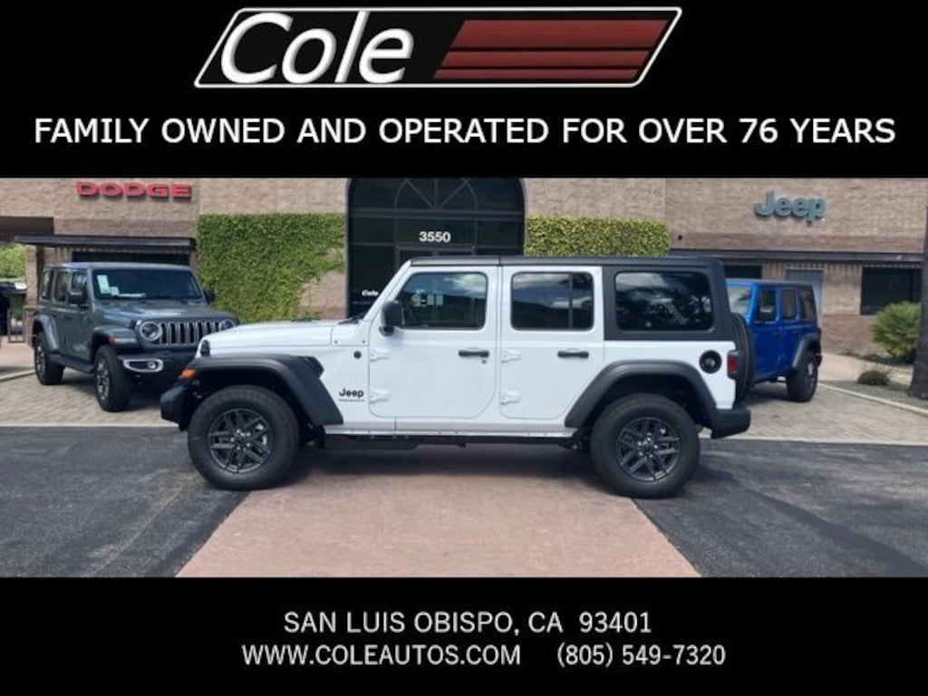 New 2026 Jeep Wrangler 4-DOOR SPORT S Sport Utility