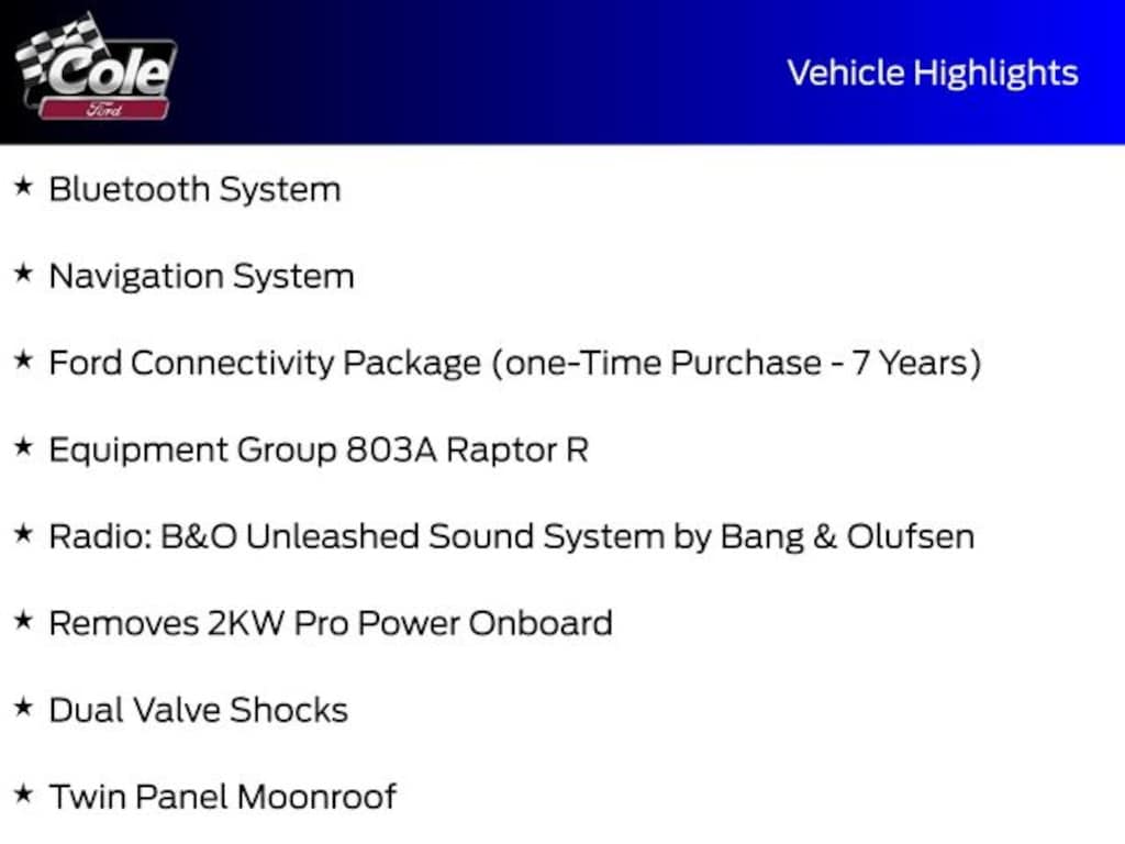 New 2026 Ford F-150 Raptor Truck