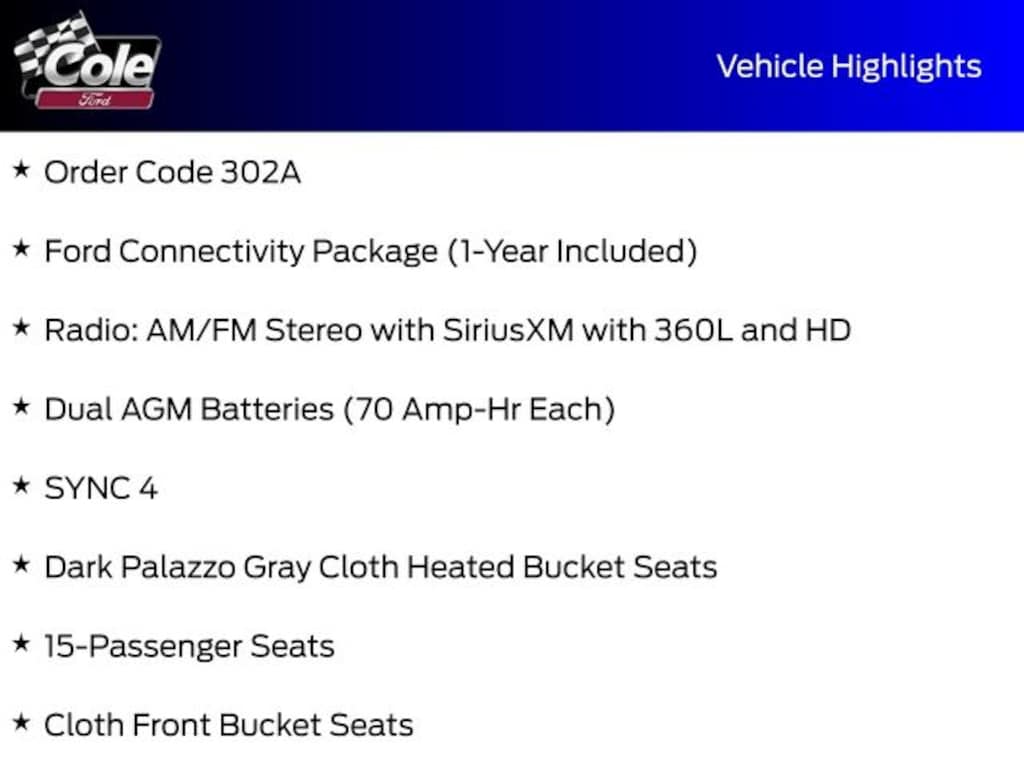 New 2026 Ford Transit-350 Passenger Wagon