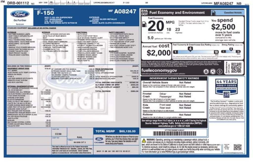 Certified 2021 Ford F-150 XLT Truck