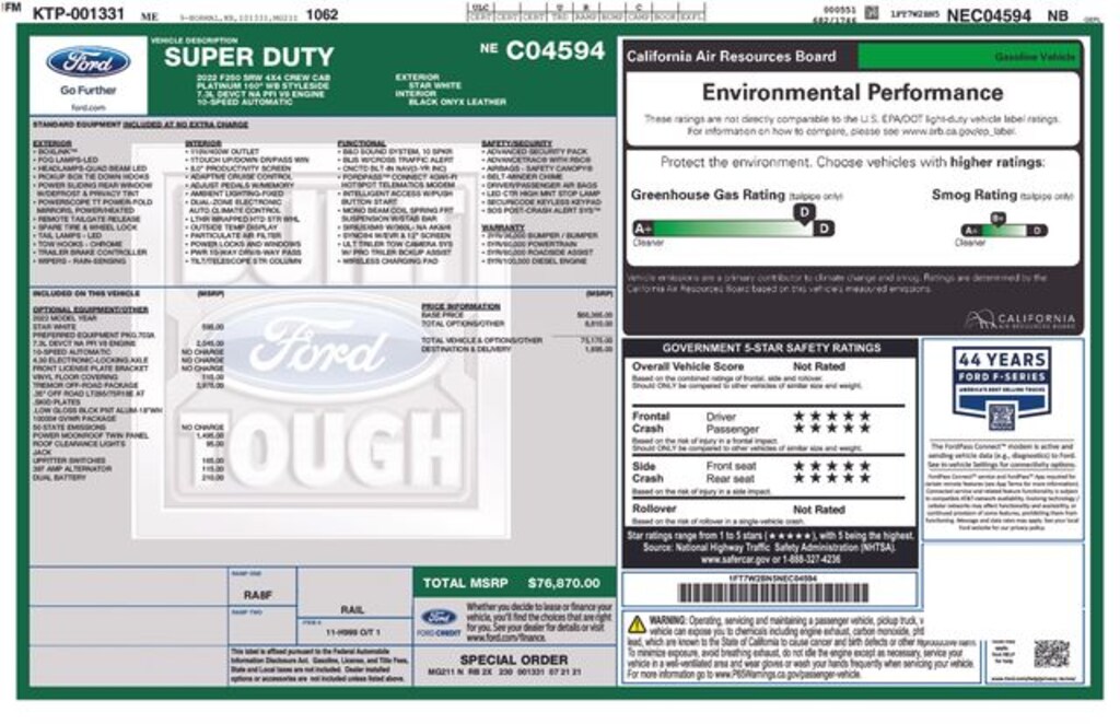 Certified 2022 Ford F-250 Truck Crew Cab