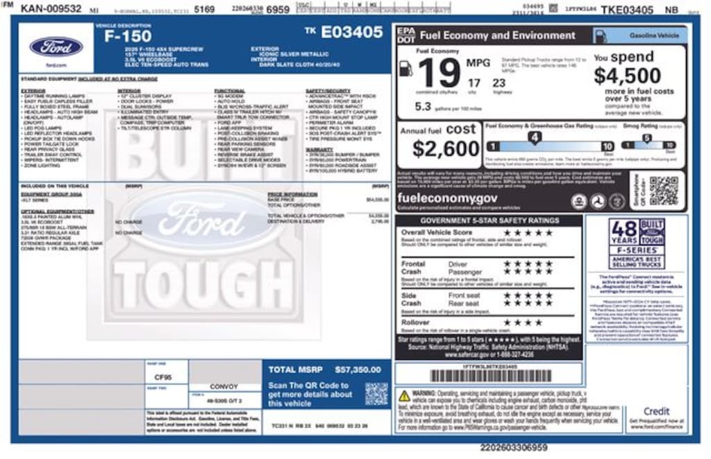New 2026 Ford F-150 XLT Truck SuperCrew Cab
