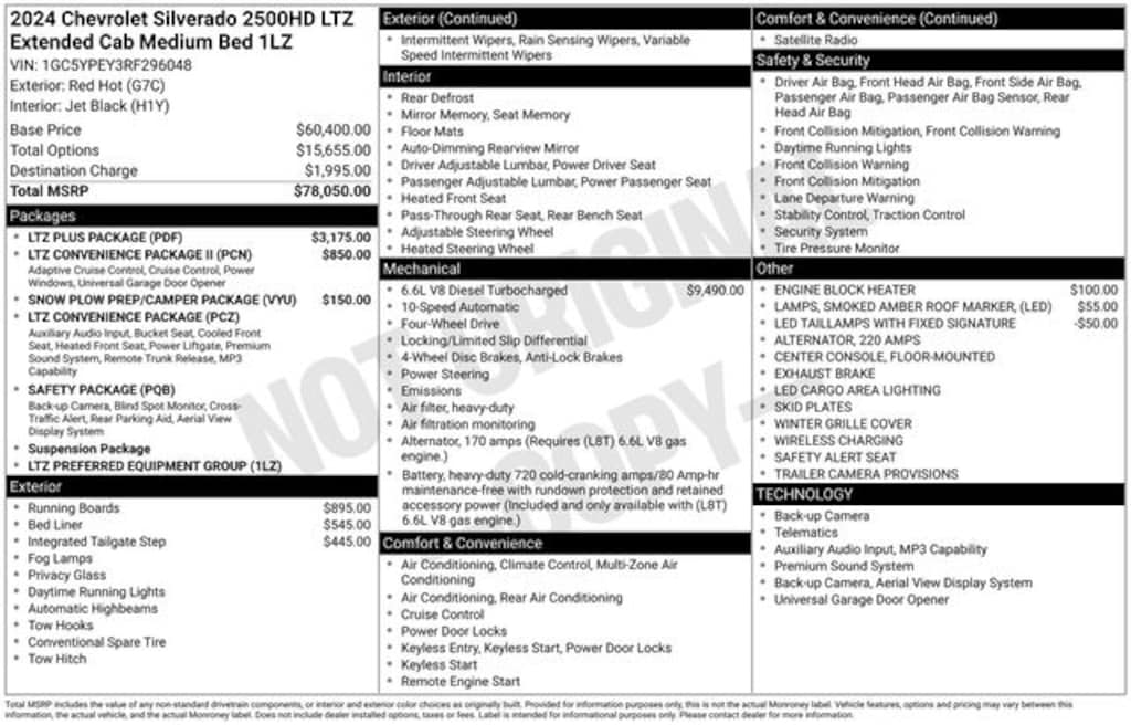 Certified 2024 Chevrolet Silverado 2500 HD LTZ Truck Double Cab