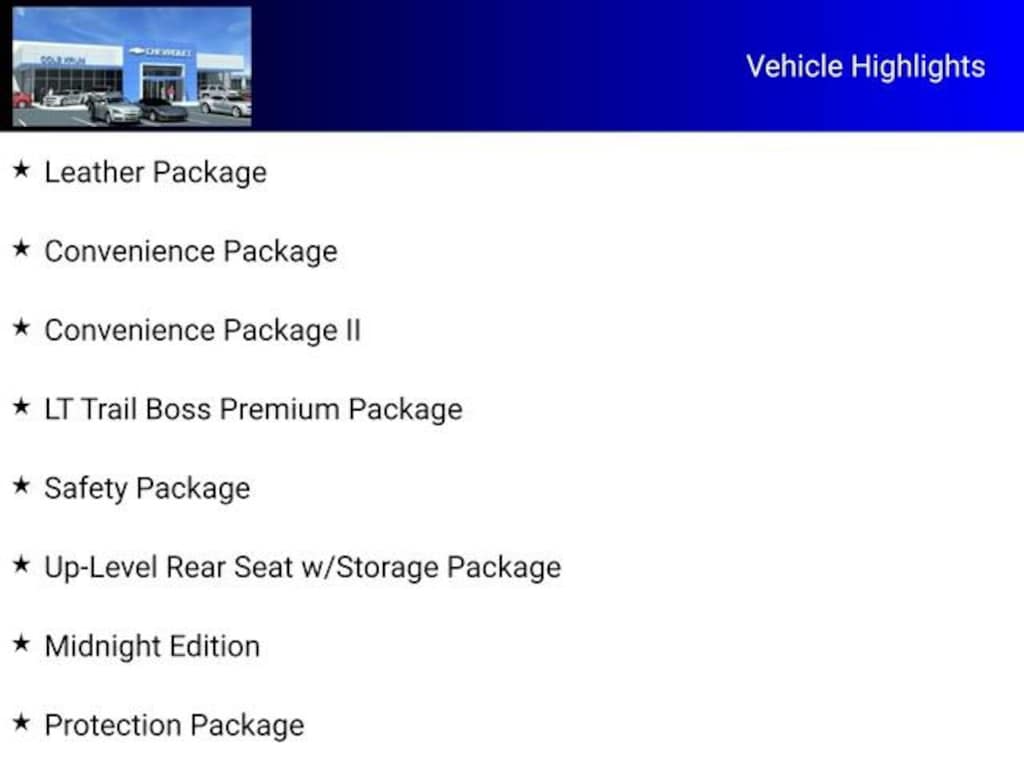 New 2026 Chevrolet Silverado 1500 LT Trail Boss Truck