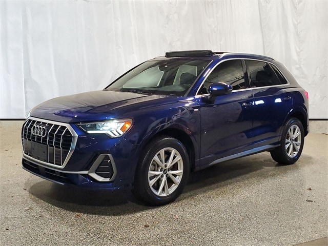 Used 2021 Audi Q3 S Line Premium Plus with VIN WA1EECF3XM1090357 for sale in Kalamazoo, MI