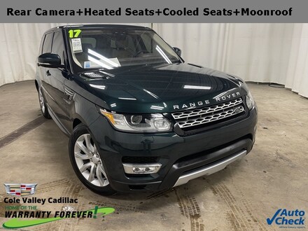 Featured Used 2017 Land Rover Range Rover Sport 3.0L V6 Supercharged HSE SUV in Warren