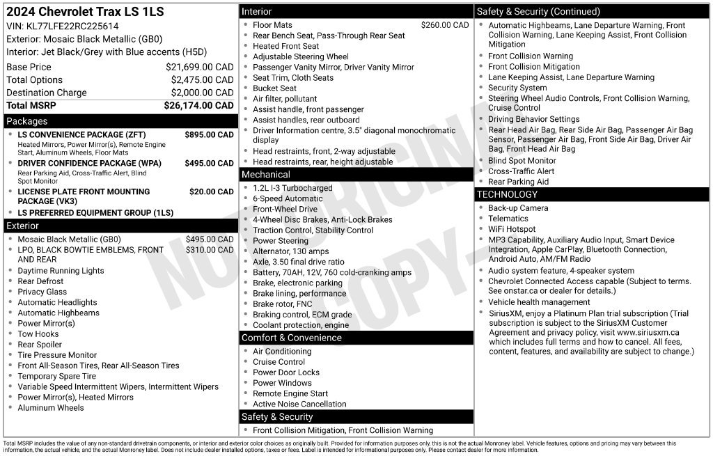2024 Chevrolet Trax