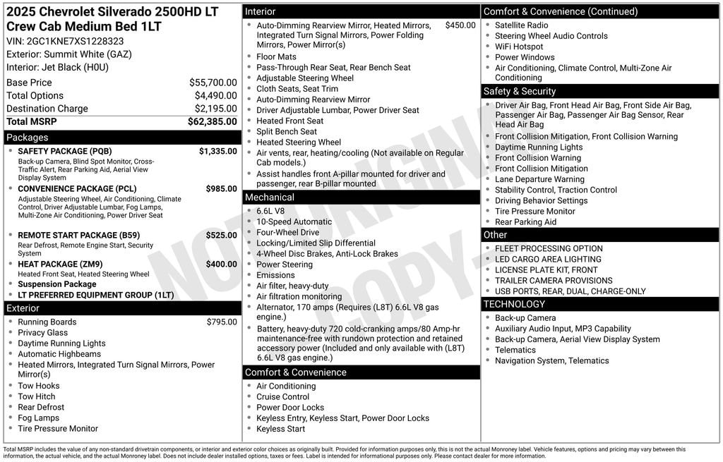 Used 2025 Chevrolet Silverado 2500 HD LT Truck