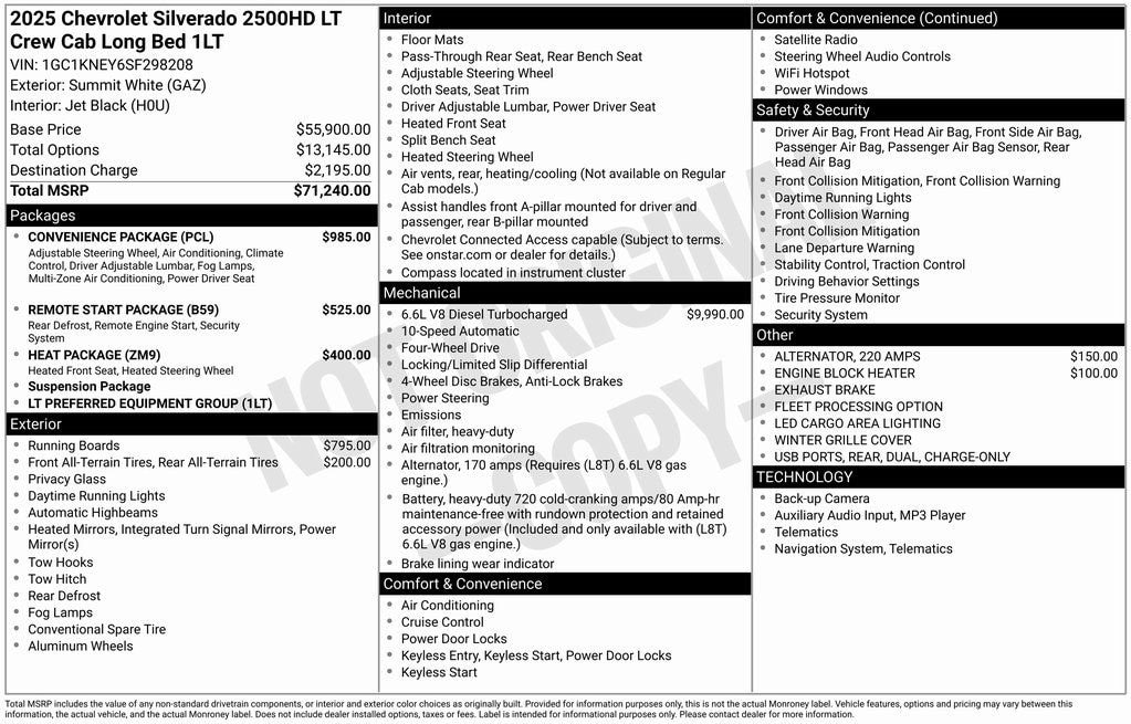 2025 Chevrolet Silverado 2500 HD Truck 