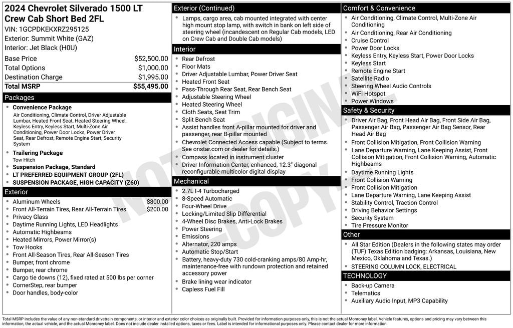 2024 Chevrolet Silverado 1500 Truck 