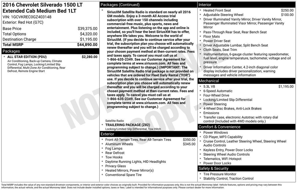 2016 Chevrolet Silverado 1500 LT 4X4 Double Cab Std Box's photo