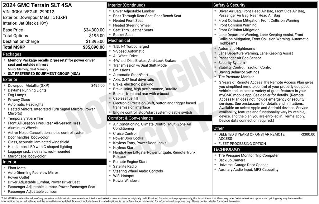 Used 2024 GMC Terrain SLT SUV