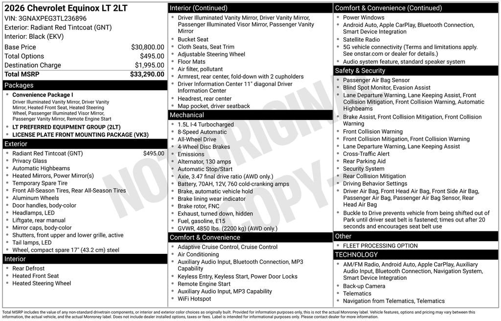 2026 Chevrolet Equinox SUV 