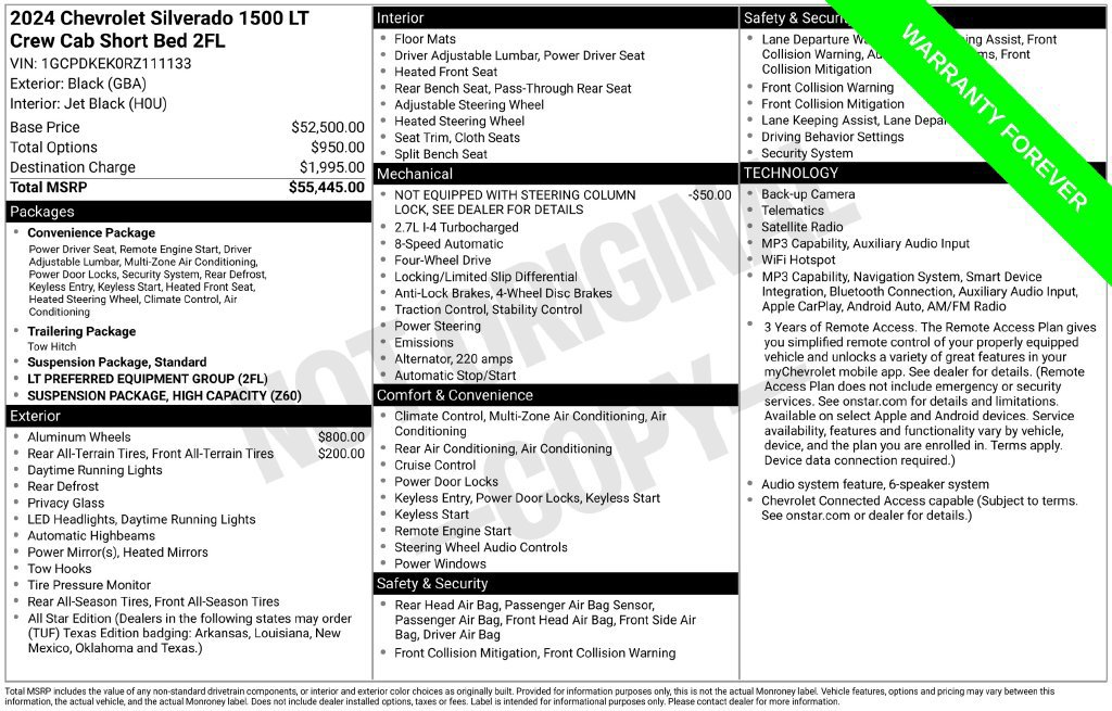 2024 Chevrolet Silverado 1500