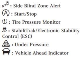 Cadillac dashboard lights 4